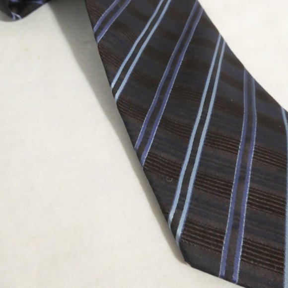 MEXX | Striped Necktie | 100% silk | Hand Made - Picture 8 of 9